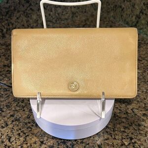 Vintage Chanel Gold Wallet